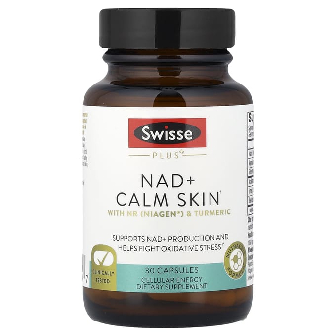Swisse Plus NAD+ Verzachtende Huid, 30 Capsules