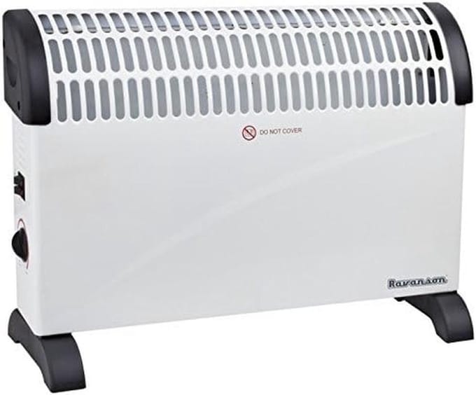 Elektrische Radiator - Convector Verwarming - Ruimte Verwarmen - Snel Opwarmend - 42 x 13 x 42 cm - Wit