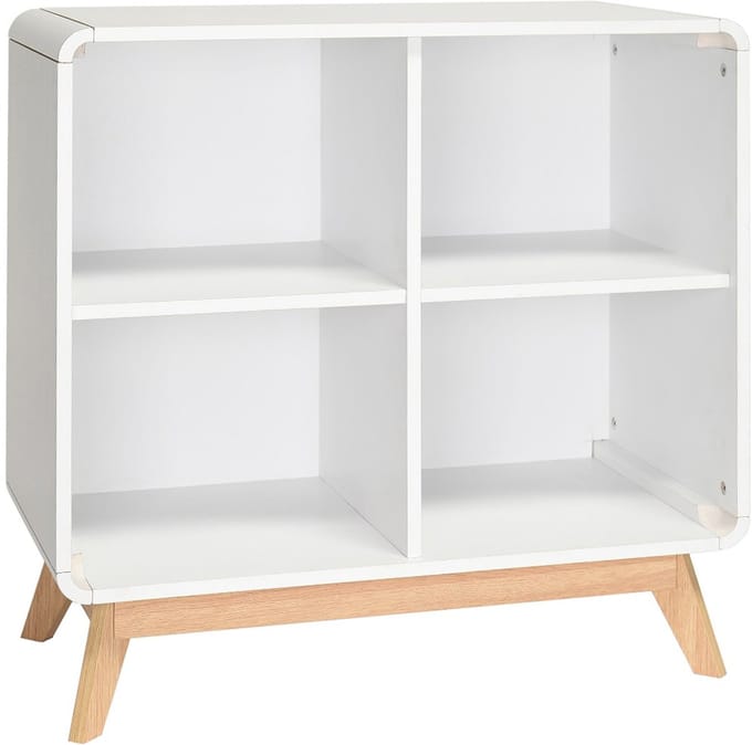 Cassie-Witte-Boekenkast - 4 Planken - Wit