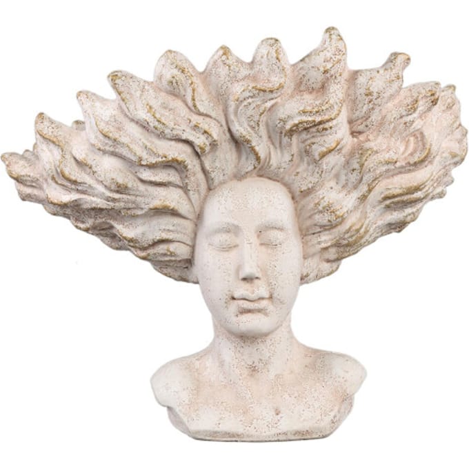 PTMD - Beeld Kimbere - Beige - 43x25x35cm