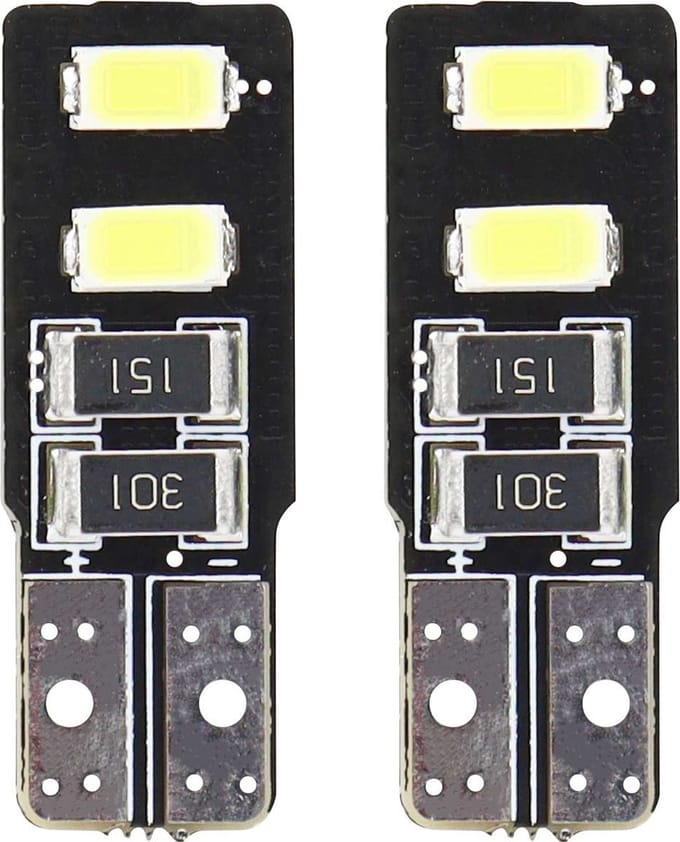 AMiO LED CANBUS Lamp 5600K 4SMD 5730 T10 (W5W) Wit Helder