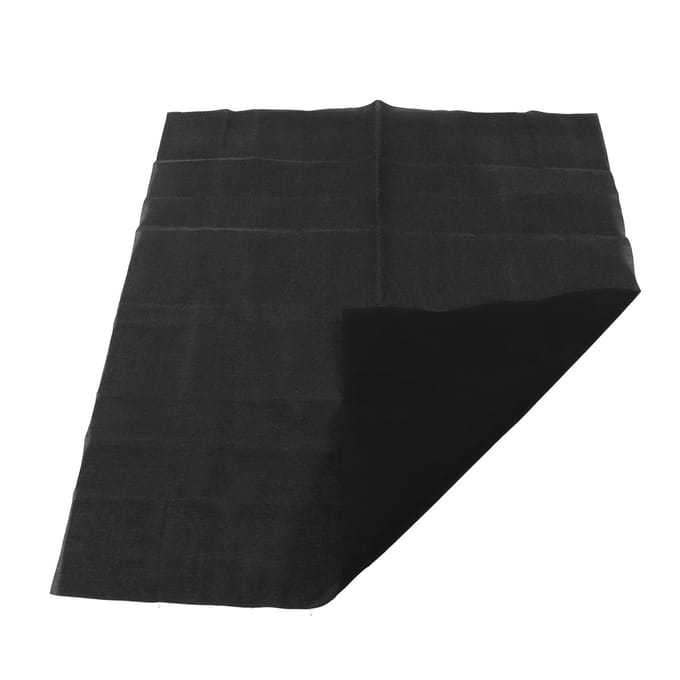 Strijkdoek Zwart Draagbaar Wasbaar Herbruikbaar Hoge Temperatuur DIY Strijkmat Beschermend Strijken black