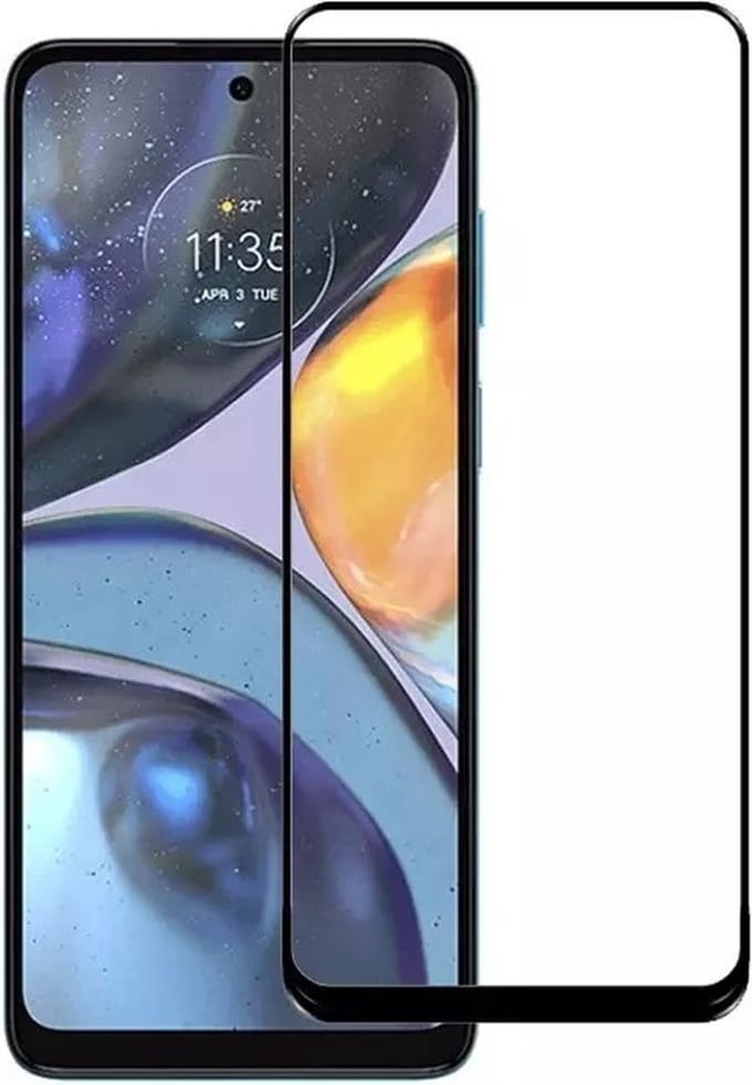 MoDo screenprotector Geschikt voor Motorola Moto G22 - Full Glas