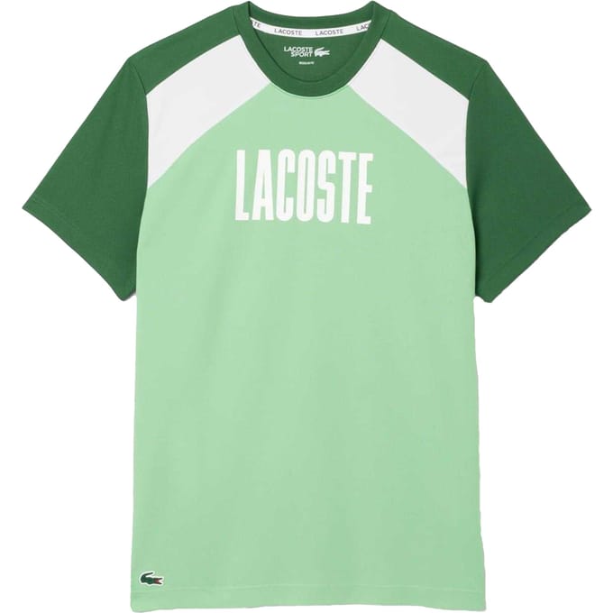 Lacoste Heren Kleurblok T-shirt (Groen)
