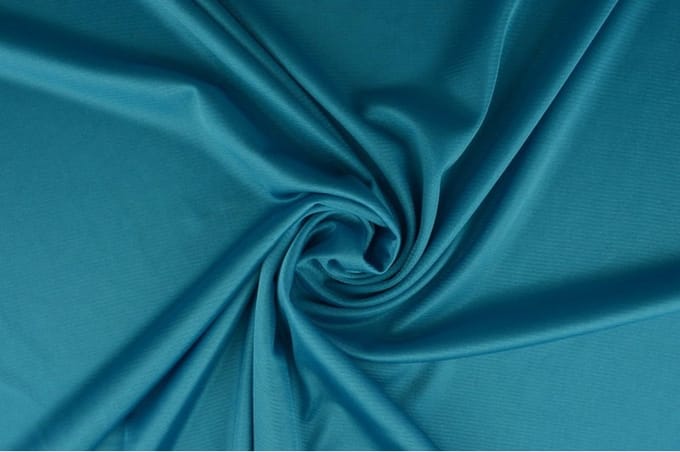 15 meter tricot voering - Petrol - Stretch voering - 160cm breed