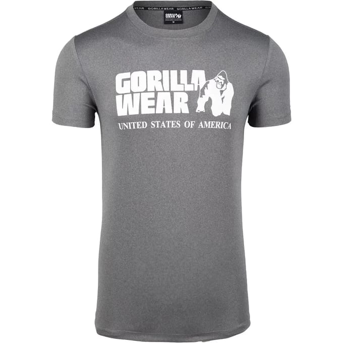 Gorilla Wear Classic Training T-shirt - Grijs Gemêleerd - S