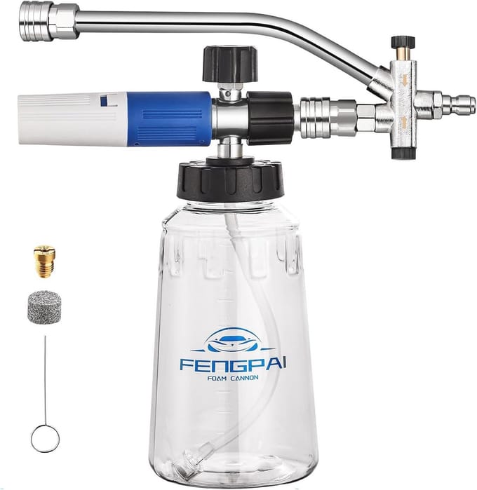 Schuimkanon voor hogedrukreinigers met dubbele connector - Foam Blaster Accessoire 3600 PSI