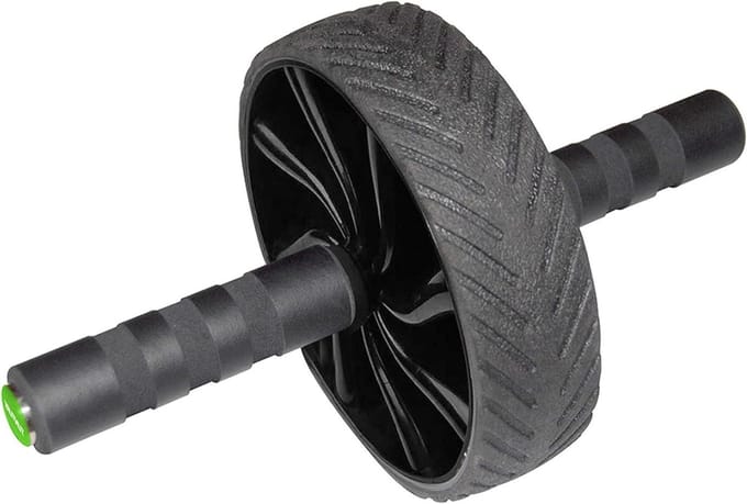 Buikwiel Trainer - Buikspierroller - Buikspieren Trainen - Antislip Rubber - 26 cm - Zwart