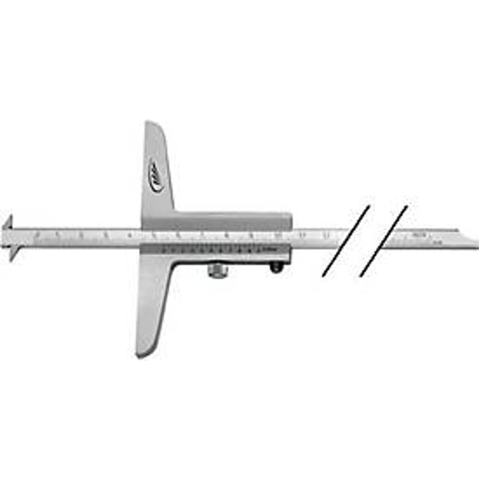 HELIOS PREISSER Dieptemeetschuifmaat 200mm afg.Schiene 8x3mm - 292501