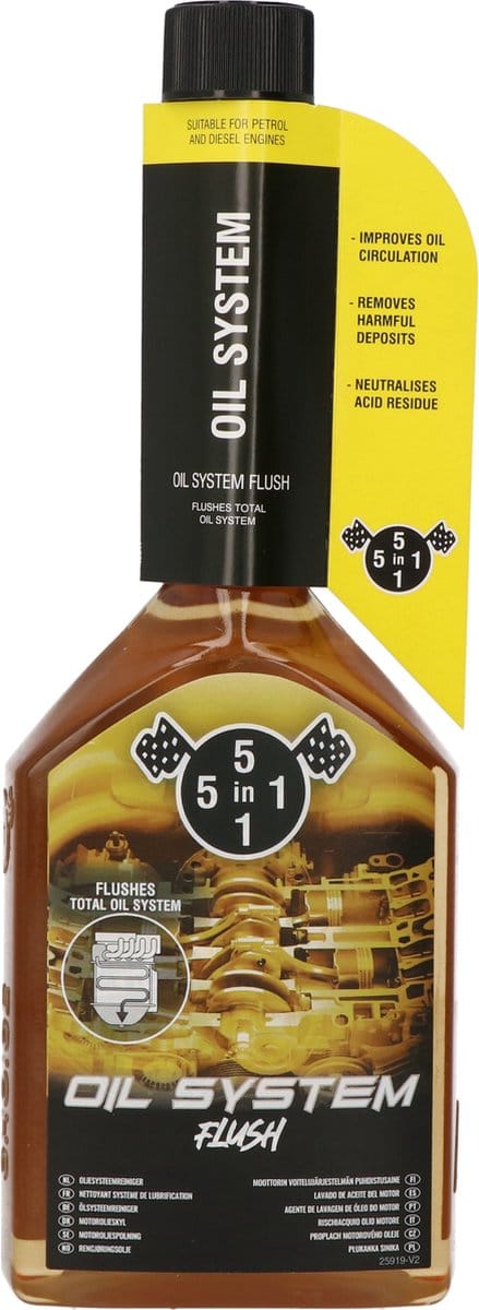 5in1 Reiniging en beschermingsmiddel - Oil system Flush 310ml
