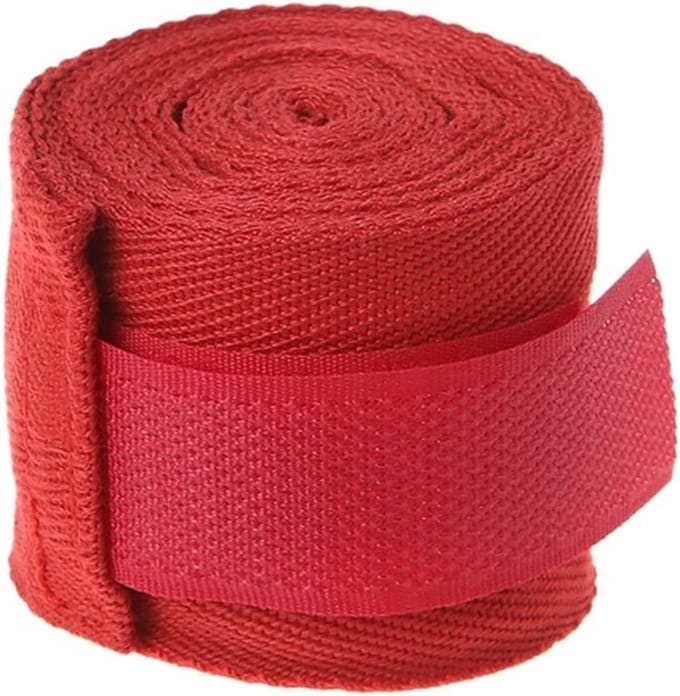 Bokshandschoenen Bandage - Pols Bandage Hand Wrap - Vechtsport Training - 2.5 Meter Lengte - Rood