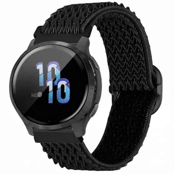 imoshion Elastisch nylon bandje - Universeel 22 mm aansluiting - Zwart