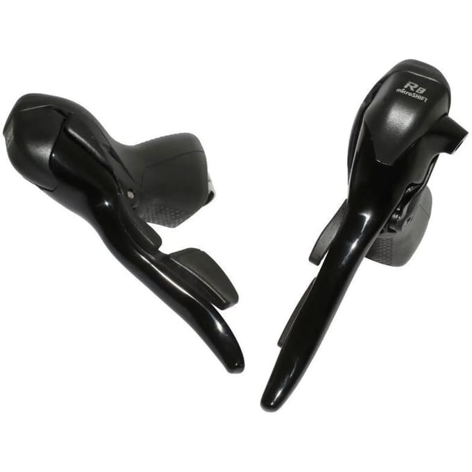 Paar shimano compatible dubbele aluminium road shifters Microshift