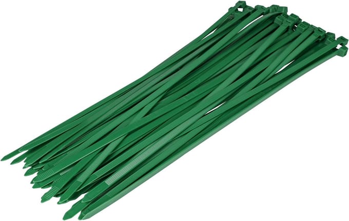 Kabelbinders groen - 7.8 x 370 mm - Tiewraps - Tieraps - 50 delig - Hofftech