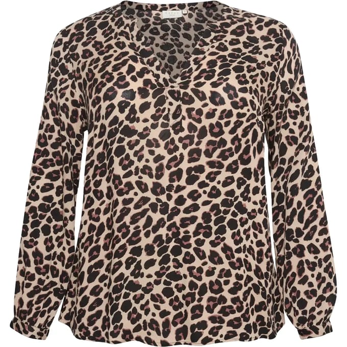 Damesblouse met lange mouwen KAFFE Curve Mirta Tilly