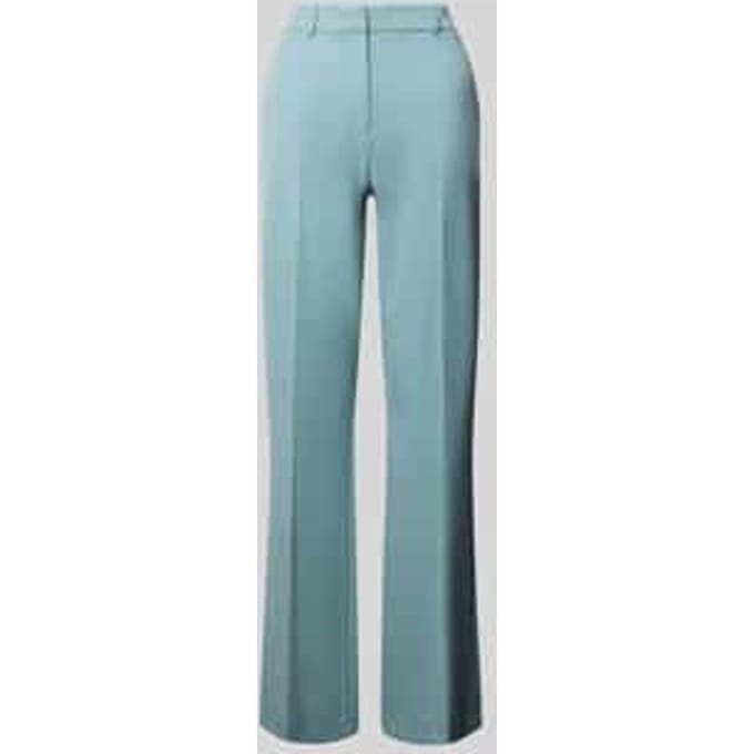 Wide fit pantalon met viscose