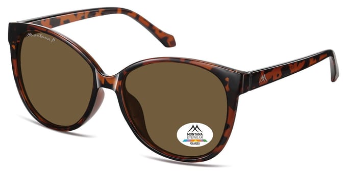 Montana MP74B glanzend tortoise bruin gepolariseerde zonnebril