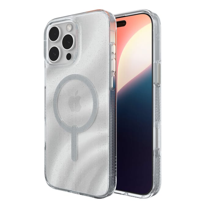 ZAGG Milan Snap Case met MagSafe voor de Apple iPhone 16 Pro Max - Swirl Glitter