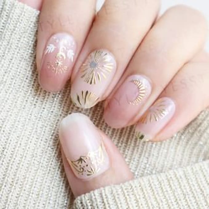 Lunacaca - Moonlight Lover Nails Art Stickers 24 pcs