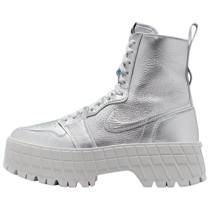 Jordan 1 Brooklyn Metallic Silver Neutral Grey (Vrouwen) 38 gray