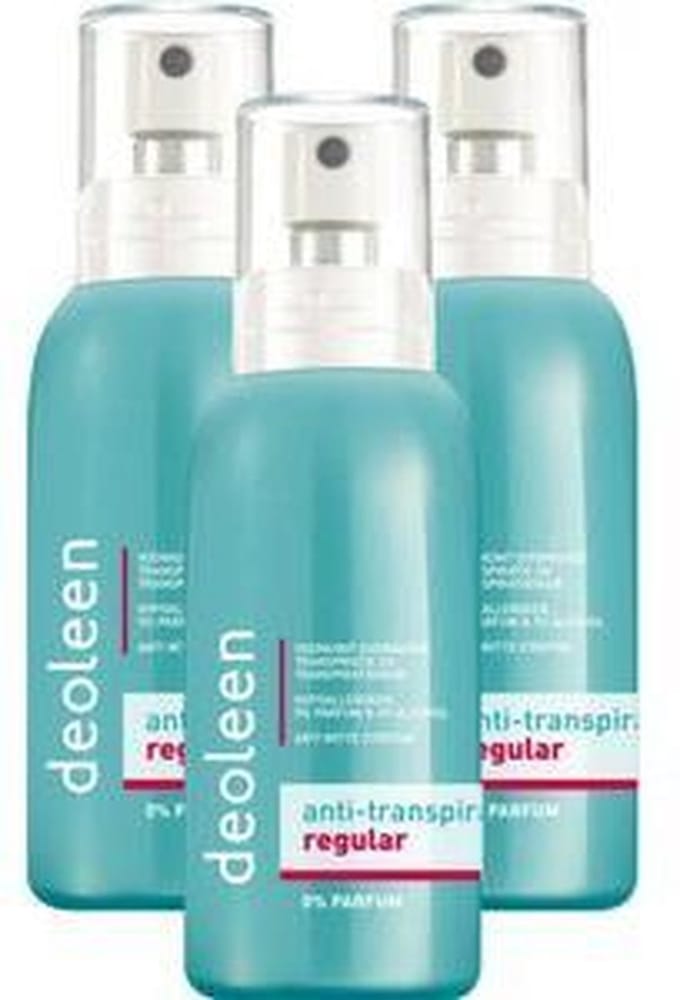 Deoleen Anti-transpirant pompspray - 3 Pack