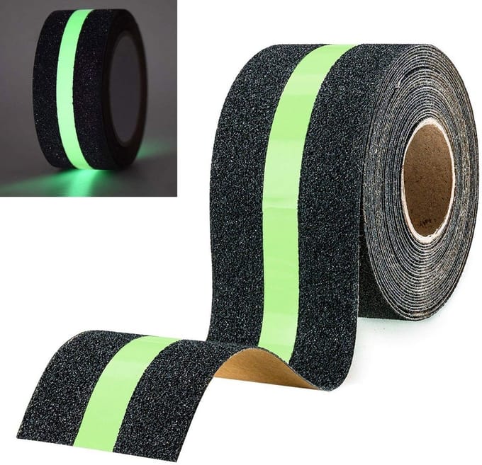 Antislip Griptape Glow in the Dark voor Trappen en Terrassen - 10 m x 50 mm