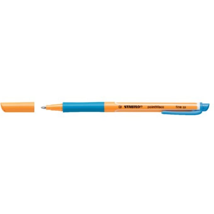 Rollerpen stabilo pointvisco 1099/51 fijn Azuurblauw