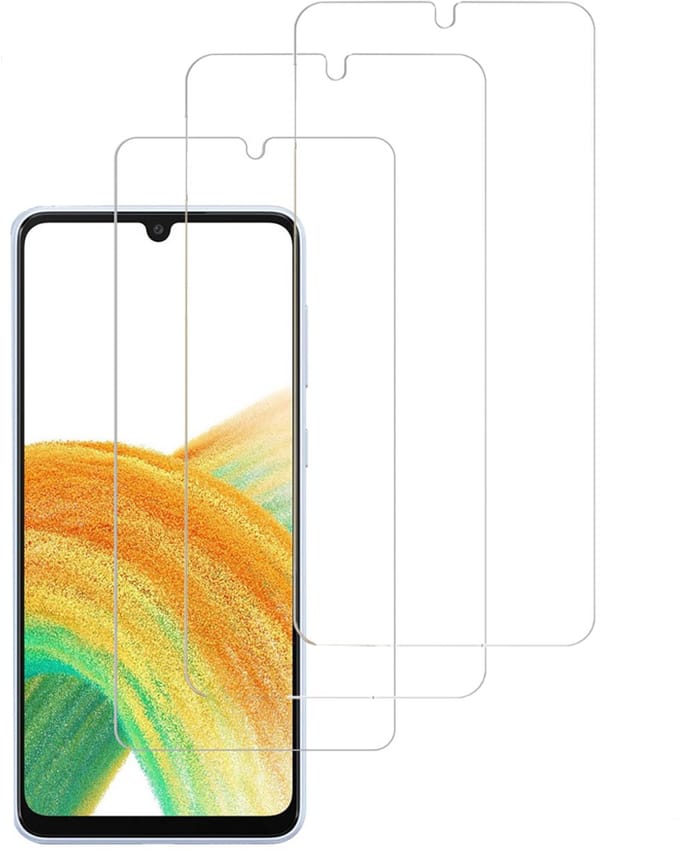 imoshion Bundel Screenprotector Gehard Glas 3 pack - Geschikt voor Samsung Galaxy A34 (5G)
