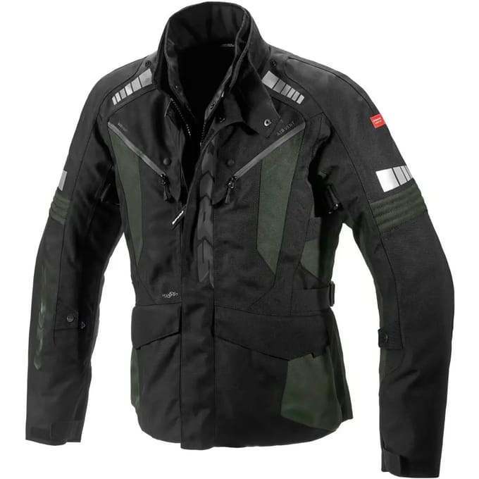 Spidi Outlander H2Out Jas Donker Groen Zwart - Maat 2XL - Jas