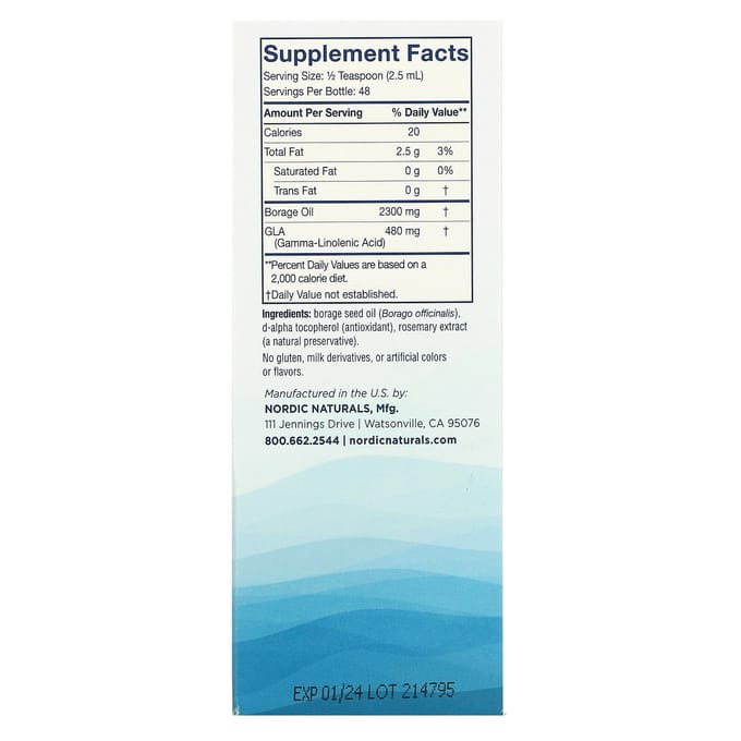Nordic Beauty, Bernagieolie, 119 ml (4 fl oz) white