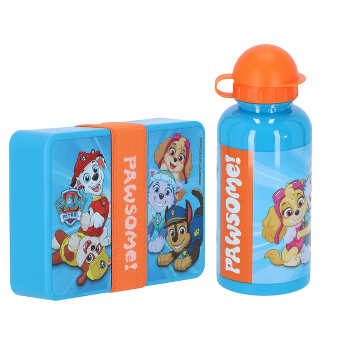 Paw Patrol Lunchset - Lunchbox - Drinkfles - Blauw - Lunchbox Kinderen