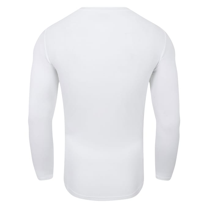 Umbro Heren Pro Base Layer Top met lange mouwen (Wit)