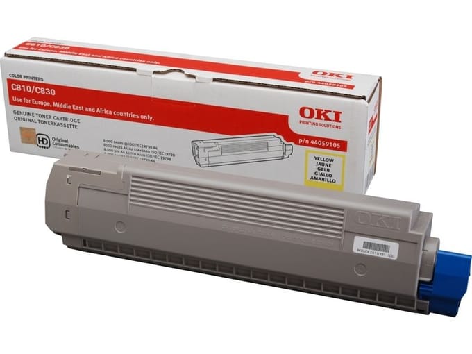 OKI 44059105 toner cartridge geel (origineel)