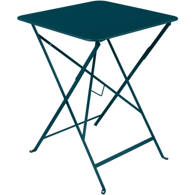 Fermob BISTRO klaptafel vierkant - 21 acapulcoblauw - 57 x 57 cm