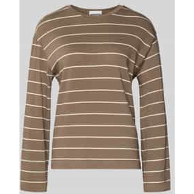 Shirt met lange mouwen van katoenmix, model 'MARYNAA'