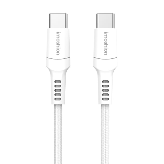 imoshion Kabel - USB C naar USB C Kabel - 0,5 meter - Snellader 60W - USB-C Oplader Kabel - Wit