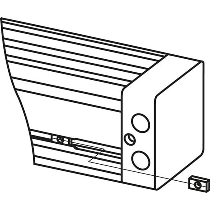 Montagemoer M5 voor stangloze cilinder 25-63mm