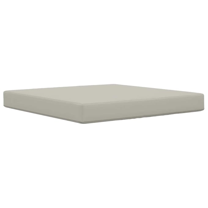 vidaXL - Buitenbankkussen - Polyester - Grijs - 80 - x - 80 - cm