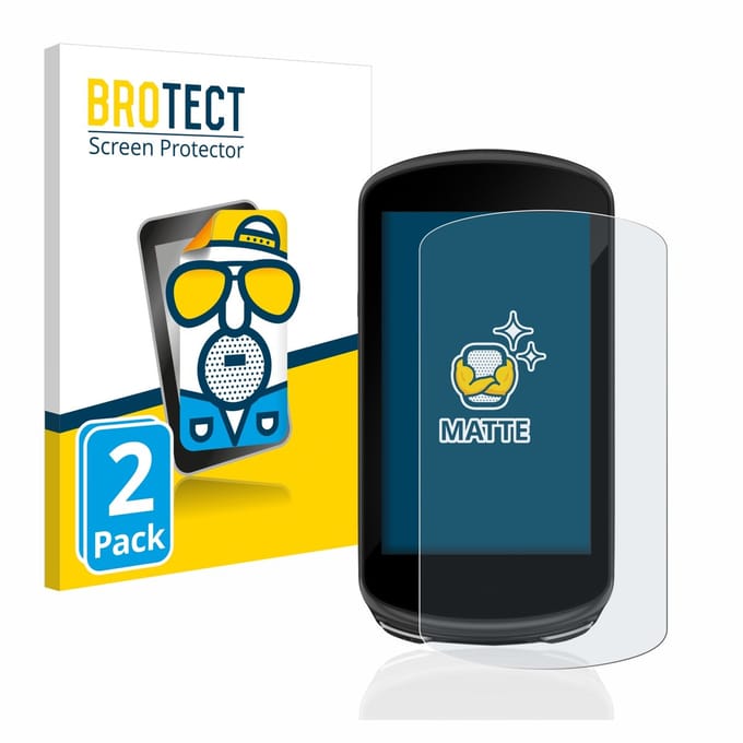 BROTECT - Screenprotector voor Garmin Edge 1030 Plus - Folie Beschermfolie matte 2 Stuks