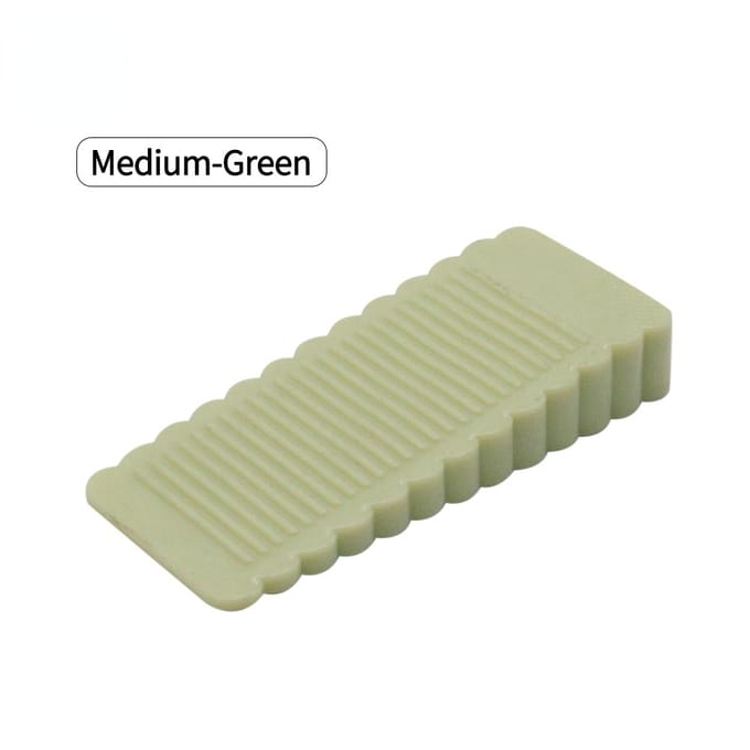 Veiligheid Siliconen Deurstoppers Blok Wedge Deurstoppers Deurstopper Thuiskantoor Deur Achterhouder Anti-collision Stop groen
