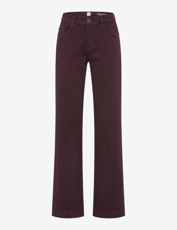Brax Dames Jeans  Style MAINE BLACKBERRY VIOLET, denim donkerpaars, maat 36