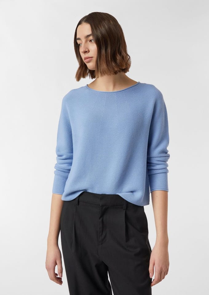 Comma  Pullover Blue Maat: 40 | Sweaters Outlet | Dames | Blauw
