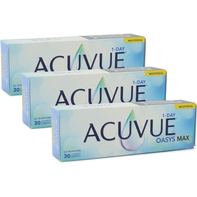 -1.50 - ACUVUE® OASYS MAX 1-Day MULTIFOCAL - Medium - 30 pack - Daglenzen - BC 8.40 - Multifocale contactlenzen