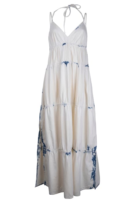 AllSaints Sulli Denim Dress Bleach White Größe: 44 | Maxikleider Outlet | Damen | Blau