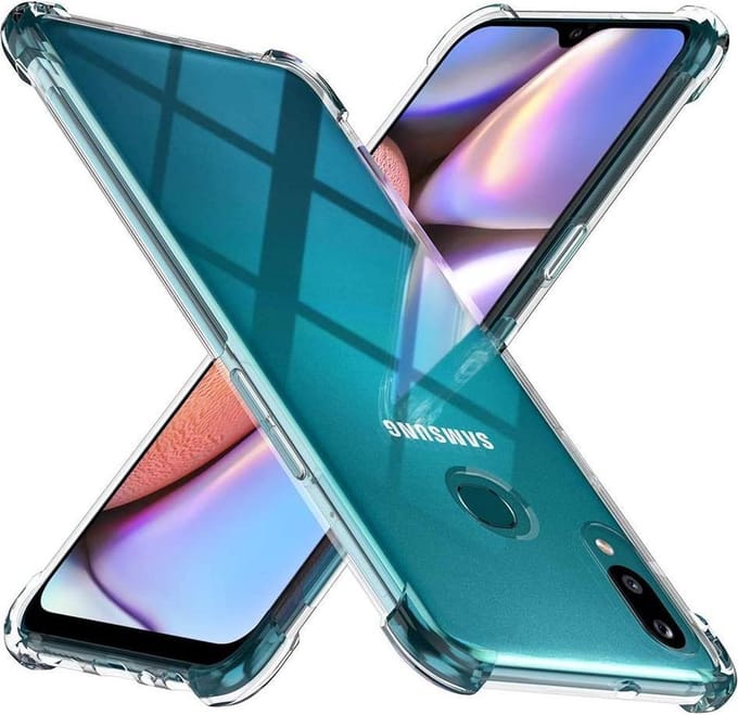 Shock proof Hoesje Geschikt voor: Samsung Galaxy A10S - Anti -Shock Silicone - Transparant