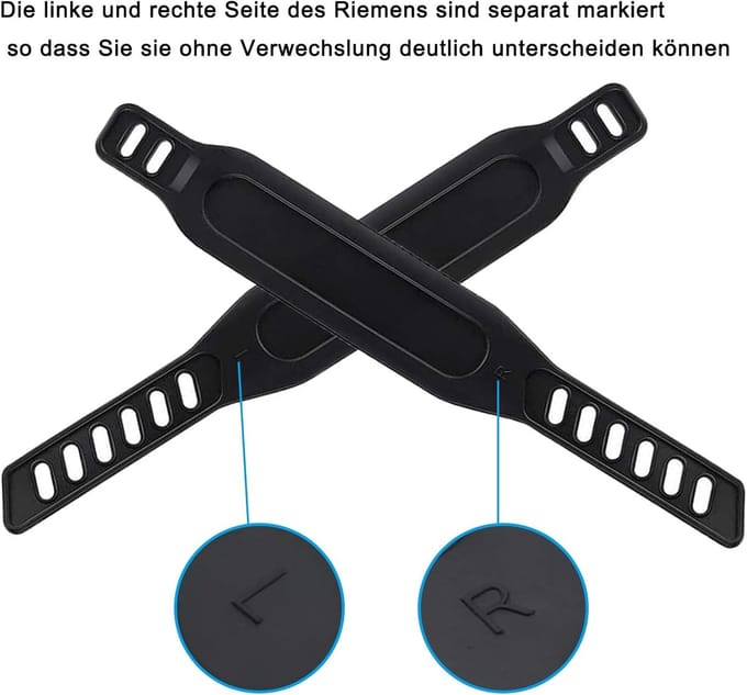 Solidchoice - Set van 2 Universele Pedalriemen voor Fietstrainers