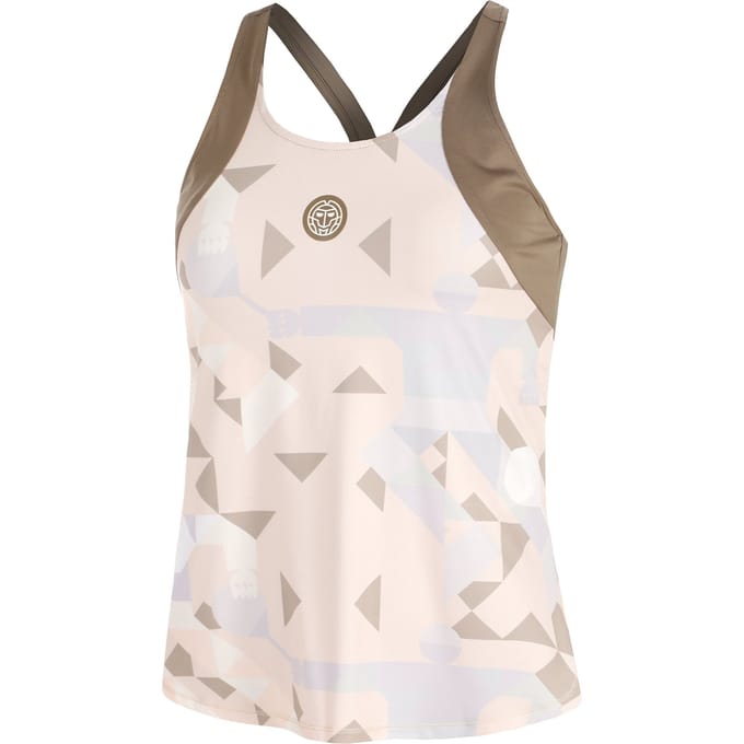 BIDI BADU Paris 2025 Tanktop Dames-Beige
