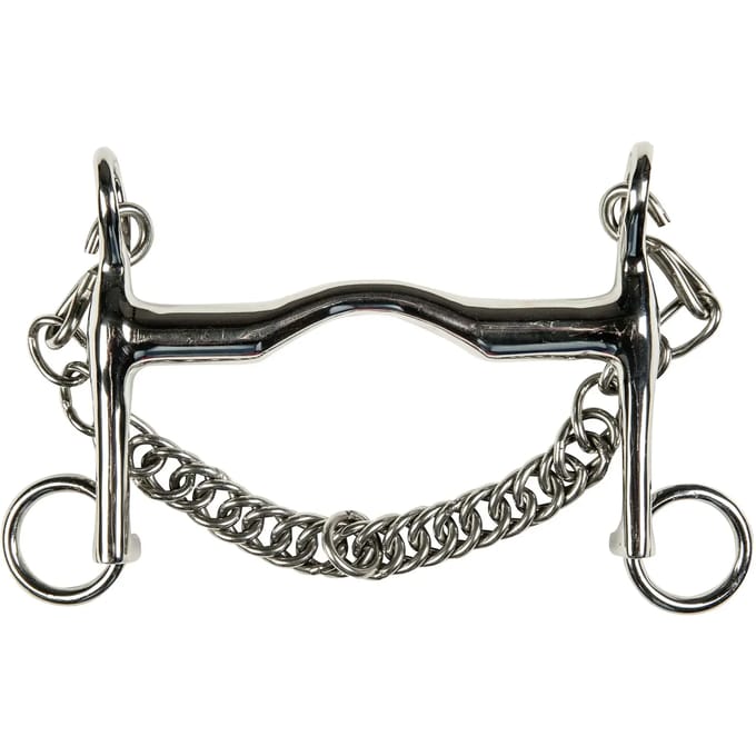 Hoofdstel bit voor paarden HKM chaîne 7 cm
