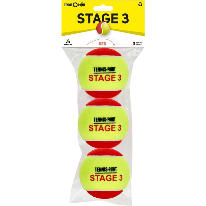 Tennis-Point TP Stage 3 Zak met 3 stuks