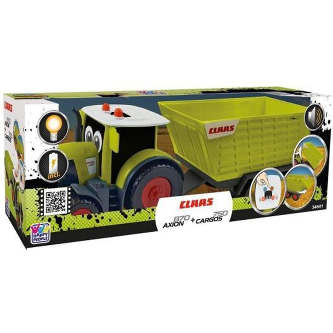Claas Kids Axion 870 tractor met Cargos 750 Interactief speelgoed